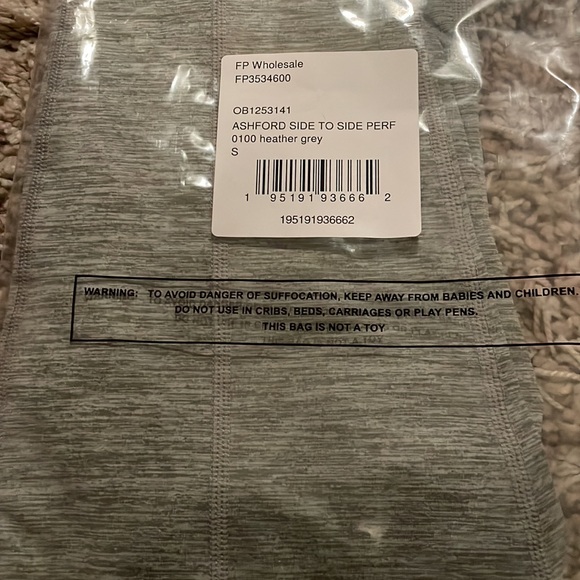 FP Movement Ashford Side To Side Performance Onesie / Heather Grey size small - Picture 7 of 7